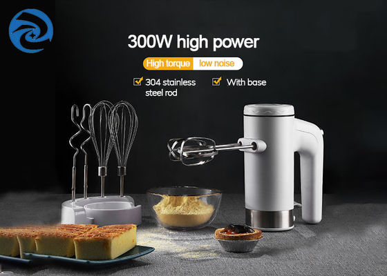Batidor de huevo eléctrico con acero inoxidable del ABS del soporte