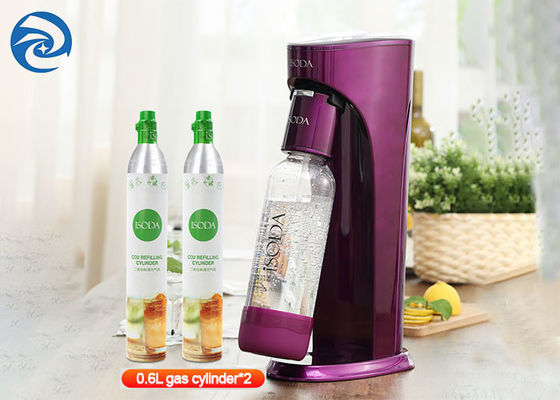 Máquina hecha en casa púrpura 180mmx115mmx400m m de la soda 0.6L