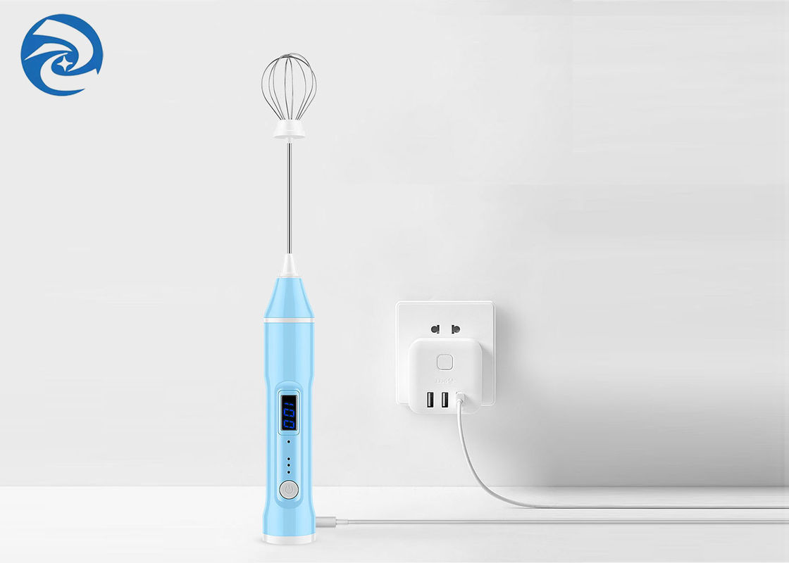leche recargable Frother de los mezcladores 1200mAh USB del soporte 0.5A