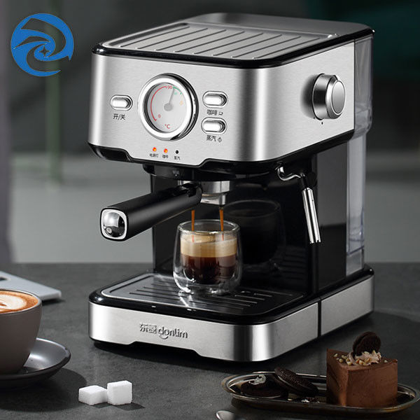 Máquina italiana del café del hogar 220V con el negro de Frother de la leche