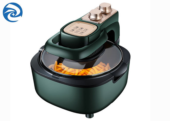 sartenes elegantes del aire 6L 6,3 cuartos de galón para 220V verde oscuro casero