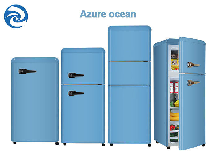 75L 90L 118L Mini Fridges With Freezer blanco retro 2,6 pies cúbicos
