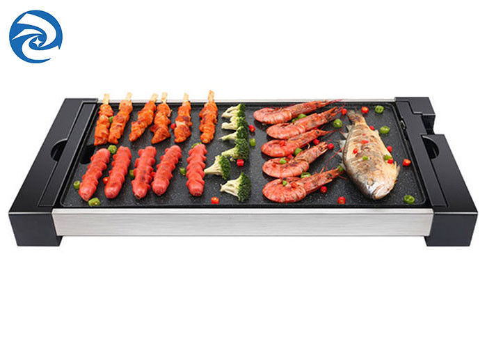 parrilla eléctrica sin humo 110V 220V 625x316x65m m de la BARBACOA 1800W