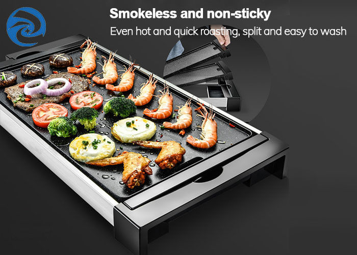 parrilla eléctrica sin humo 110V 220V 625x316x65m m de la BARBACOA 1800W