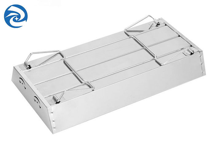 SS403 parrilla de acero inoxidable portátil 17,7 ' x9 ' personas de x2.4” 2 a 4
