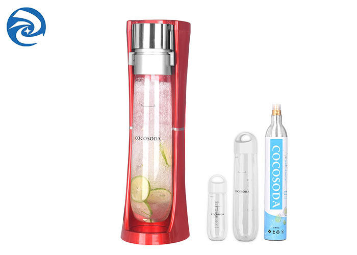 anuncio publicitario rojo de la máquina del agua de la burbuja de 500ml 1000ml