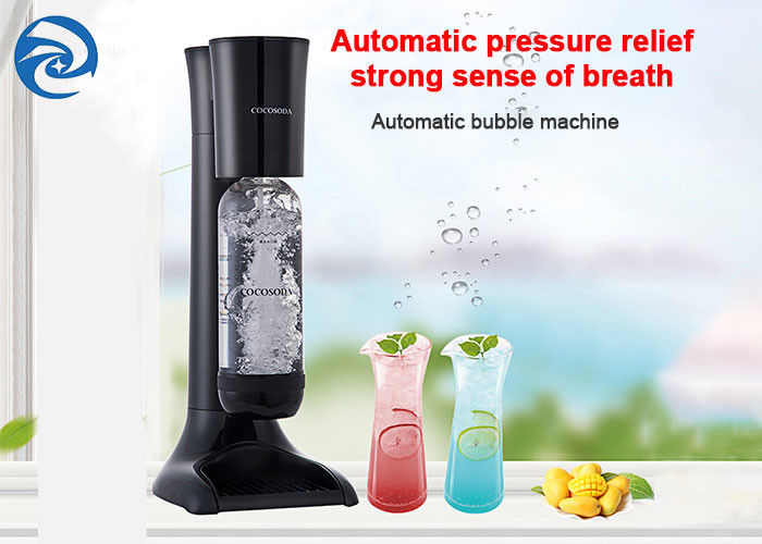 Máquina negra del agua de la burbuja de la soda 360g completamente automática