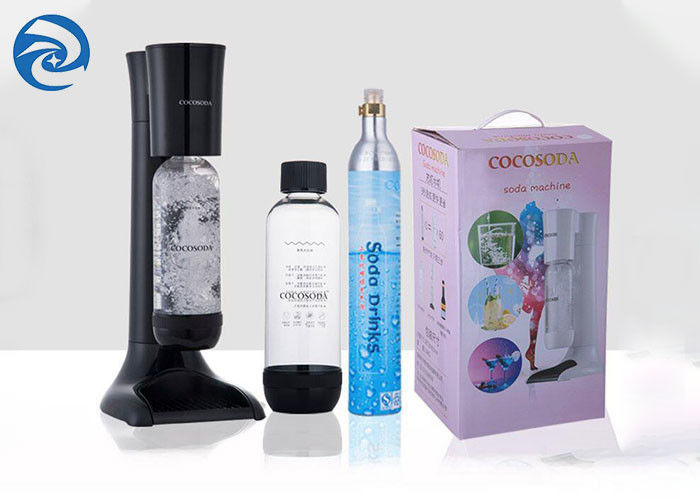 Máquina negra del agua de la burbuja de la soda 360g completamente automática